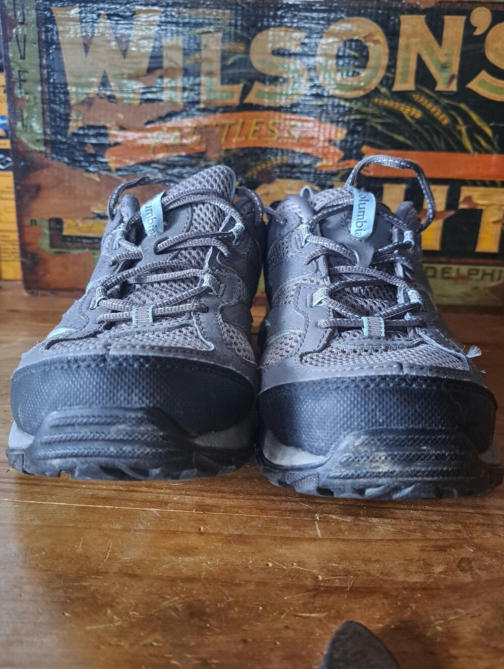 Columbia Omni-Grip Techlite Hiking Trail Shoes Women's Gray Size 8.5 Waterproof - Picture 2 of 11